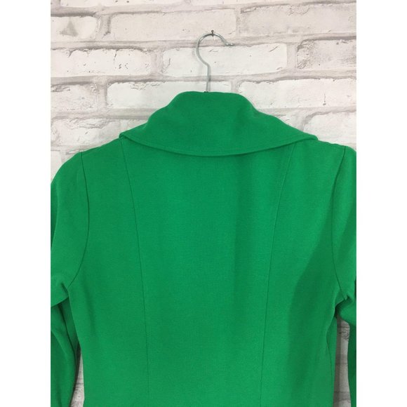 Diane Von Furstenberg green dress coat size 2 - Picture 8 of 10